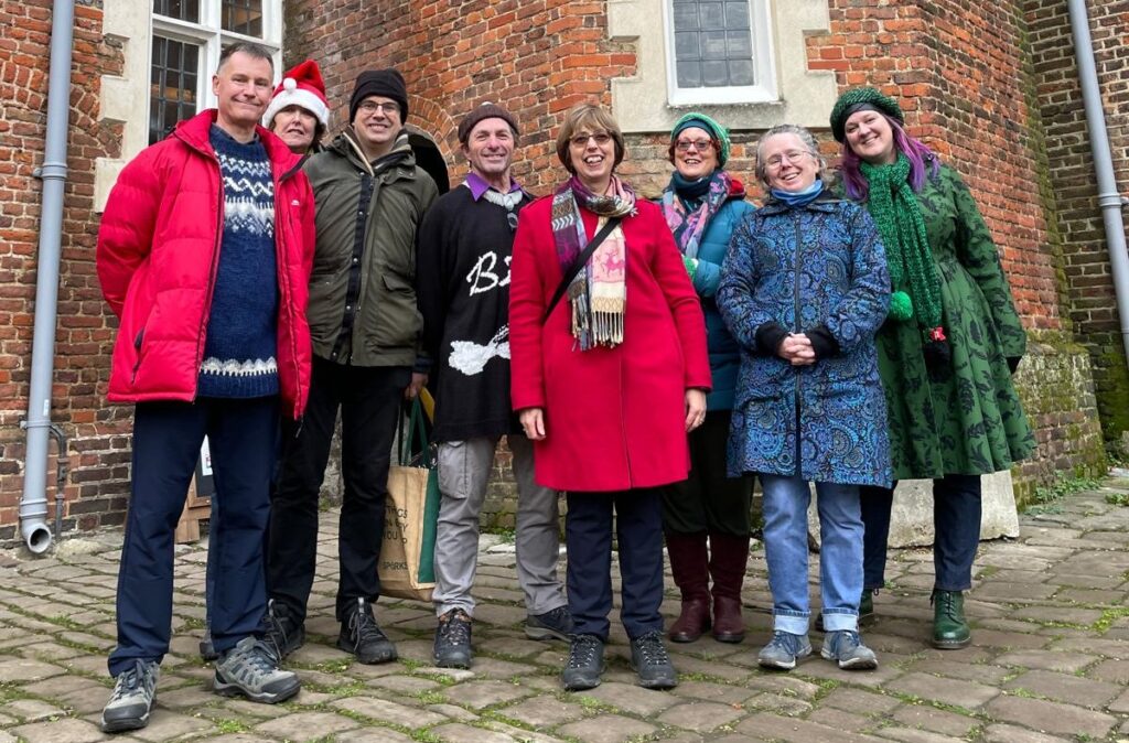 HLO carol singers at Osterley House